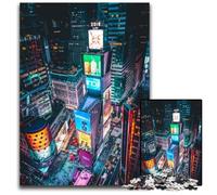 Puzzles New York City pour Adultes 1000 pièces Puzzles Difficiles pour Adultes Idéal pour Les Amoureux, Cadeau Parfait pour Noël, Nouvel an, Saint-Valentin 26x38cm/10,23x14,96 Pouces