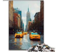 Puzzles New York Cityscape pour Adolescents (1000 pièces), Jeux de détente pour renforcer l'amour Entre Couples (14 Ans et Plus) (26x38cm)