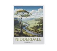 Puzzles，Nidderdale, Yorkshire，1000 Pièces Jigsaw Puzzle Éducatif Intellectuel Décompression Fun Famille Jeu/Vacances Noël（75x50cm）-HW77