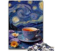 Puzzles Night Sky Coffee pour Adolescents, 1 000 pièces, Jouets de Jeu, Chaque pièce est Unique - Jeu Familial Stimulant et Amusant (50x75cm)