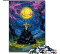 Puzzles Ninja Squelette Mystérieux 1000 Pièces pour Adultes, Jeux Amusants en Famille, Activités à la Maison, Cadeau d'anniversaire, Cadeaux de Voyage (26x38cm)