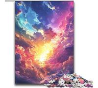 Puzzles Nuages Colorés 2000 Pièces pour Adolescents, Jeux Amusants en Famille, Activités Amusantes à la Maison, Cadeau d'anniversaire, Cadeaux de Voyage (70x100cm)
