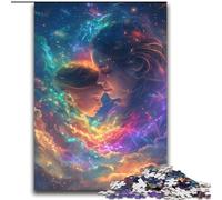 Puzzles Nuages Colorés pour Ados, Puzzle 2000 pièces, Jeux Éducatifs, Jouets DIY avec Affiche et Fiche de Questions Assorties (14 Ans et Plus) (70x100cm)
