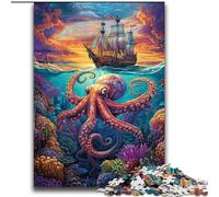 Puzzles Octopus Océan 2000 pièces pour Adultes, Jeux éducatifs, décoration d'intérieur et Cadeaux Uniques (70x100cm)