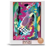 Puzzles of Color Feel Your Feels par Lauren Younge - Puzzles de 750 pièces pour adultes, puzzle d'art coloré et jeux pour adultes pour soirée de jeu amusante et cadeau avec la famille et les amis