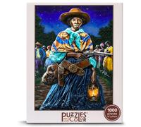 Puzzles of Color Young Harriet Tubman, Outlaw for Freedom par Dion J. Pollard - Casse-tête pour adultes de 1000 pièces, puzzle d'art et jeux pour adultes pour soirée de jeu amusante avec la famille et