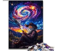 Puzzles Old Man of The Universe pour Adultes et Adolescents, adaptés aux 14 Ans et Plus, décoration Murale, Cadeaux d'anniversaire et Cadeaux Uniques (50x75cm)