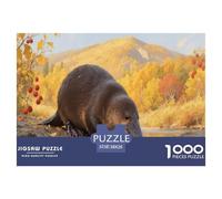 Puzzles Ornithorynque à Bec de Canard Classique Jouets Défi pour Adultes Jeu Éducatif Animal 1000 Pièces Qualité Premium Divertissement pour Adultes 38x26cm/1000pcs