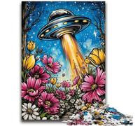 Puzzles OVNI extraterrestres pour Adultes et Adolescents, Jeux éducatifs, décoration Murale, Cadeaux d'anniversaire et de Noël Uniques (38x26cm)