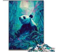 Puzzles Panda Animal pour Adultes, 1000 pièces, à partir de 14 Ans, décoration Murale, Cadeau d'anniversaire, Noël (50x75cm)