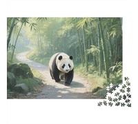 Puzzles Panda De 1000 Pièces pour Adultes,Chemin de forêt Un Jeu De Dexérité Très Difficile Puzzle Éducatif avec des Défis 1000pcs (75x50cm)
