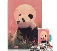 Puzzles Panda Fantastique pour Adultes et Adolescents, 1000 pièces, Aidez Le Cerveau à Exercer, Jouets Addictifs pour Cultiver la Patience, Interaction Parent-Enfant (75x50cm)