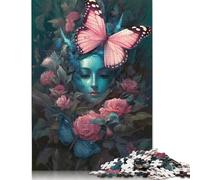 Puzzles Papillon Élégants 1000 Pièces pour Adolescents Cadeaux Puzzles pour Adultes Jeu Éducatif Défi Jouet 1000pcs (75x50cm)