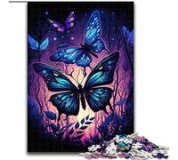 Puzzles Papillons Colorés 1000 Pièces pour Adultes, Cadeaux, Convient aux 14 Ans et Plus, Idées Cadeaux pour Améliorer la Mémoire (50x75cm)
