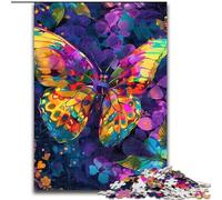 Puzzles Papillons colorés et Magnifiques pour Adultes, 1000 pièces, Jouets éducatifs, Anti-Stress, Cadeaux d'anniversaire Uniques (50x75cm)