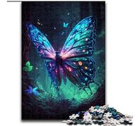 Puzzles Papillons Colorés pour Adultes 1000 Puzzles, Jeux Amusants Décoration Murale Cadeaux Uniques d'anniversaire et de Noël (26x38cm)