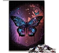 Puzzles Papillons Colorés pour Adultes et Adolescents 1000 Pièces, Aidez Le Cerveau à Exercer des Jouets Addictifs pour Cultiver la Patience Jeu de Défi Unique (26x38cm)