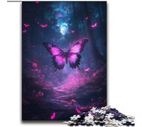 Puzzles Papillons Galaxie pour Adolescents 2000 pièces, Jeux éducatifs à Faire soi-même avec Affiche et fiche de Questions Assorties (14 Ans et Plus) (70x100cm)