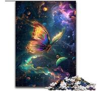 Puzzles Papillons Galaxie pour Adultes et Adolescents, Jeu Stimulant et Jeu en Famille, Cadeau d'anniversaire, Cadeaux, Décoration Murale (26x38cm)