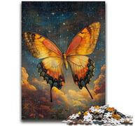 Puzzles Papillons Galaxie pour Adultes et Adolescents, Jouet Éducatif Anti-Stress, Idéal comme Cadeau pour Toute la Famille 26x38cm