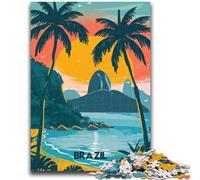 Puzzles Paradis Brésiliens 1000 pièces pour Adolescents, à partir de 14 Ans, Jeux de réflexion en Famille, Cadeaux de Noël et d'anniversaire, 1000 pièces (50x75cm)