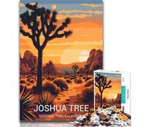 Puzzles Parc National de Joshua Tree, 1 000 pièces pour Adultes, Jeux éducatifs, décoration d'intérieur, à Offrir en Cadeau pour Toute la Famille, 26x38cm