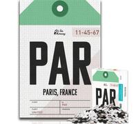 Puzzles Paris pour Adolescents, Aidez Le Cerveau à exercer des Jouets addictifs pour cultiver la Patience Une œuvre d'art 50x75cm