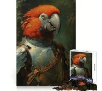 Puzzles Parrot Knight pour Adolescents, 1000 pièces, Jeu de réflexion, Divertissement, découpe de qualité supérieure, Cadeau attentionné (38x26cm)