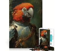 Puzzles Parrot Knight pour Adolescents, 1000 pièces, Jeu de réflexion, Divertissement, découpe de qualité supérieure, Cadeau attentionné (38x26cm)