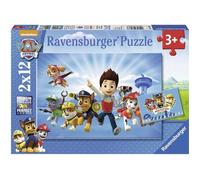 Ravensburger Puzzles Pat' Patrouille 2x12 pièces pour enfants dès 3 ans