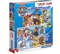 Clementoni Paw Patrol Puzzle 2x60 Pieces Multicolore