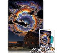 Puzzles Paysage Fantastique 1000 Pièces pour Adolescents, Jeu de Rôle et de Famille avec Pièces de Formes Aléatoires Entièrement Emboîtables (75x50cm)