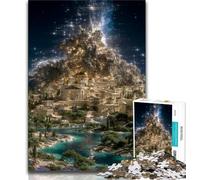 Puzzles Paysage Fantastique 1000 Pièces pour Adultes, Cadeaux, Séjour Tue Le Temps, Chaque Pièce Est Unique - Jeu Familial Amusant et Défi 50x75cm