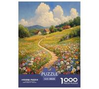 Puzzles Paysage Fleuri Enfant Jouets Défi De Qualité Supérieure Art Plantes Classique 1000 Pièces Décoration Murale Adultes Et Enfants 38x26cm/1000pcs