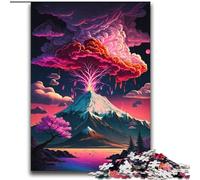 Puzzles Paysage Japonais Néon 2000 Pièces pour Adolescents, Jeux Amusants en Famille, Activités à la Maison, Cadeau d'anniversaire, Cadeaux de Voyage (70x100cm)