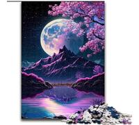 Puzzles Paysage Japonais Néon pour Adultes et Ados 1000 Pièces, Jeux Éducatifs, Décoration Maison, Cadeau d'anniversaire, Cadeaux, Art Mural (50x75cm)
