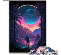 Puzzles Paysage Planète Alien 1000 pièces pour Adolescents, Jeu Stimulant, idéal comme Cadeau pour Toute la Famille (50x75cm)
