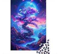 Puzzles Paysage Spirit Blossom pour Adultes 1000 pièces Puzzles pour Adultes et Adolescents à partir de 12 Ans Cadeaux du réveillon de Noël 1000 pièces (38x26cm)