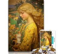 Puzzles Peinture Gaston Bussières 2000 pièces pour Adolescents, Anti-Stress, défi Difficile, à Offrir en Cadeau à Toute la Famille 70x100cm