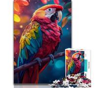 Puzzles perroquets pour Adolescents, Difficiles à compléter, mais Amusants et Humoristiques, avec Affiche et fiche de Questions-réponses Assorties (50x75cm)