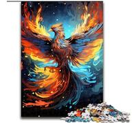 Puzzles Phoenix Color Fantasy pour Adolescents, 1000 pièces, à partir de 14 Ans, décoration Murale, Cadeau d'anniversaire de Noël (50x75cm)