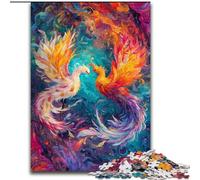 Puzzles Phoenix colorés pour Adultes, 1000 pièces, Jeu Difficile et Stimulant, Collection d'artistes, Beaux-Arts, à partir de 14 Ans 26x38cm