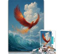 Puzzles Phoenix pour Adultes 1000 pièces, Difficiles à réaliser, mais Amusants et Humoristiques Cadeau d'anniversaire, décoration Murale (38x26cm)