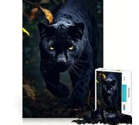 Puzzles photographiques Panther 1000 pièces pour Adolescents, renforce la mémoire, Loisirs à la Maison, Bords Nets, Cadeau précieux (38x52cm)