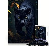 Puzzles photographiques Panther 1000 pièces pour Adolescents, renforce la mémoire, Loisirs à la Maison, Bords Nets, Cadeau précieux (38x52cm)