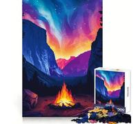 Puzzles Pixel Art Yosemite Camp pour Adultes 1000 pièces Développe l'esprit d'analyse Loisirs et évasion Cadeau saisonnier idéal (50x75cm)