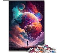 Puzzles Planète Alien pour Adultes 1000 Puzzles pour Adultes Activités Amusantes à la Maison, Cadeaux d'anniversaire, Cadeaux de Voyage Taille 26x38cm