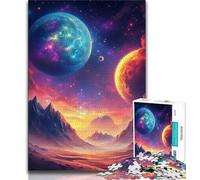 Puzzles Planète Univers pour Adolescents 1000 Puzzles, Jeu Stimulant et Jeu Familial, décoration Murale, Cadeaux d'anniversaire et de Noël Uniques (75x50cm)