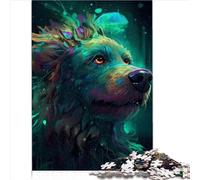 Puzzles Poodle Dog Puzzles for Adults 1000 Pieces Wooden Puzzles for Adults Kids 14+ is Ideal as Gifts for The Whole Family and The 1000pcs（50x75cm）