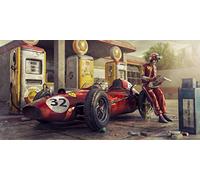 Puzzles Populaires Peinture De Voitures Anciennes Ferraris Voiture De Course Classique Adultes Puzzle en Bois Loisirs Divertissement Jeu Jouet 1000 Pièces